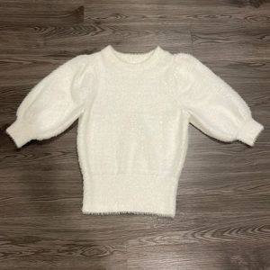 H&M Sweater Top with Balloon Sleeves